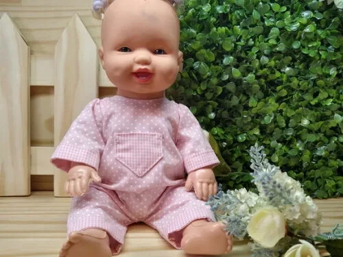 Macacão para Boneca - Roupa de Boneca