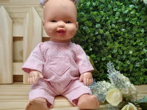 Macacão para Boneca - Roupa de Boneca