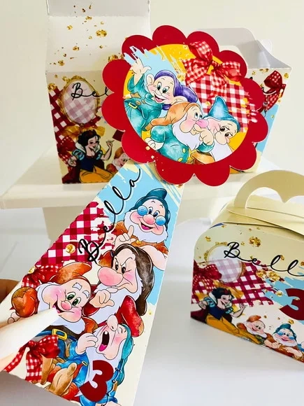 Kit 30 Lembrancinhas Branca de Neve