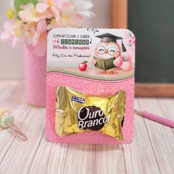 Card para Bombom Professores - Não Acompanha Bombom