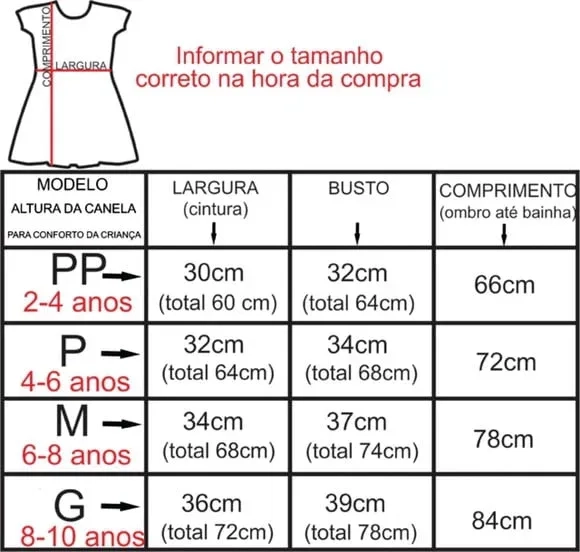 Vestido Infantil Sereia Gata