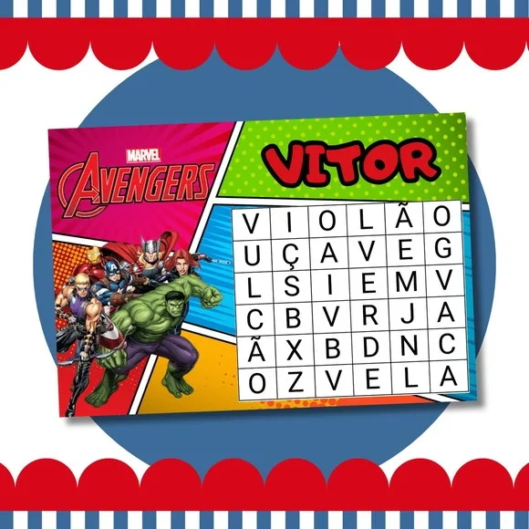Livro Diversão Vingadores
