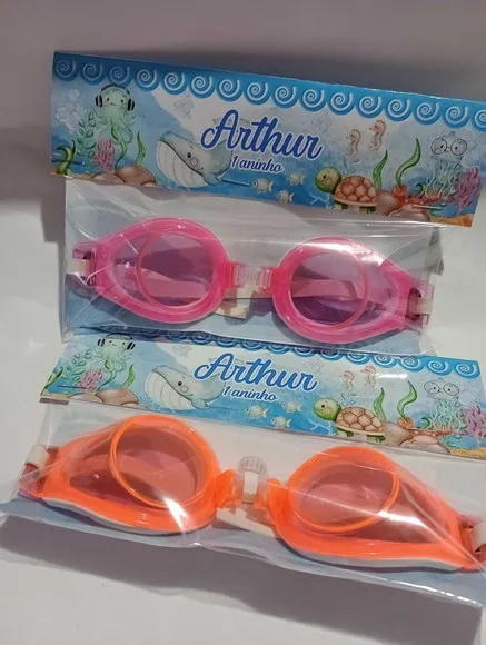 Oculos de Natação Festa Fundo do Mar