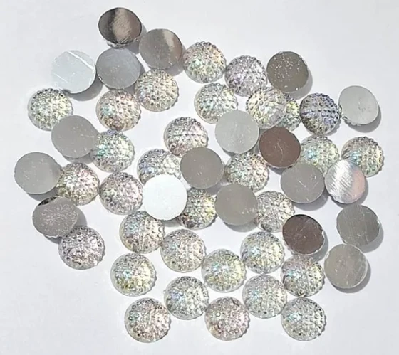 Chaton Fruta Cor Decorado 10mm Pacotes com 50 Unidades