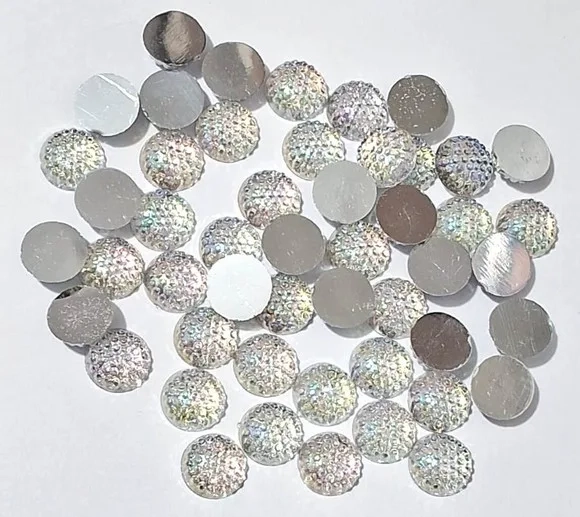 Chaton Fruta Cor Decorado 10mm Pacotes com 50 Unidades