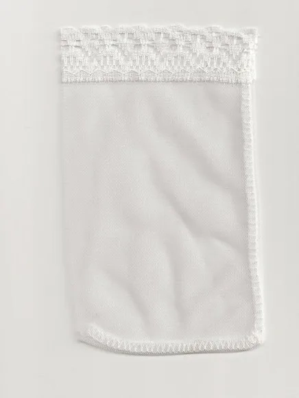 Saquinhos Organza Tunil com Renda 15x 25 - Pacote C/80 Unids