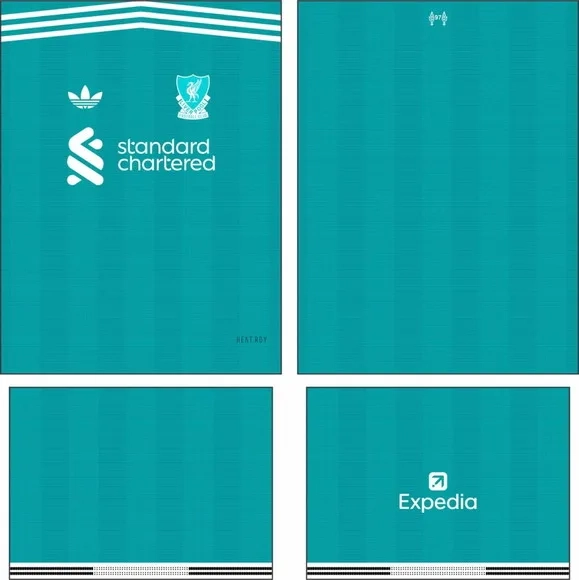 Arte Vetor Camisa Liverpool Terceira 2025-2026