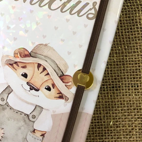 Caderneta de Saúde / Vacinação Personalizada Tigre Vintage
