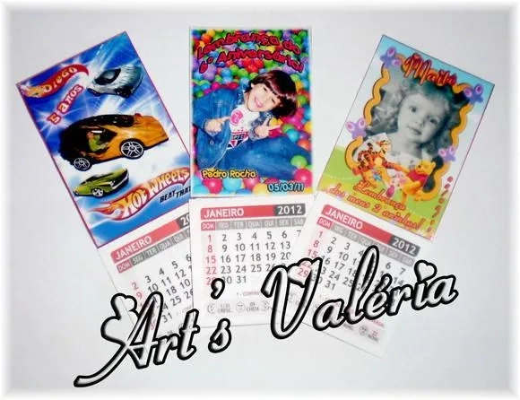 Mini Calendário Destacável 5x12cm