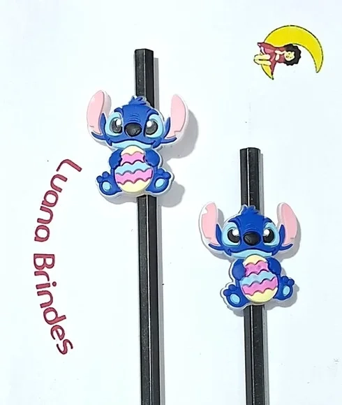 Lápis C/ponteira Stitch Pascoa Pacote com 6 Unidades
