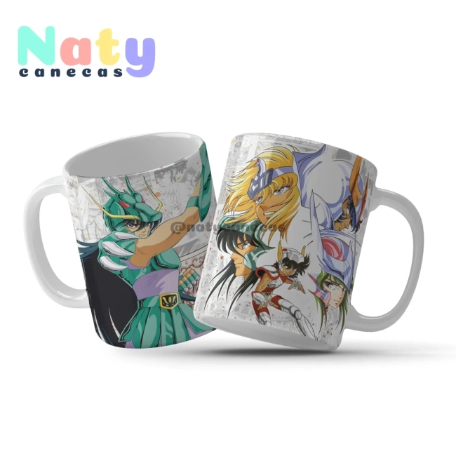 Caneca Personalizada  Cavaleiros do Zodíaco
