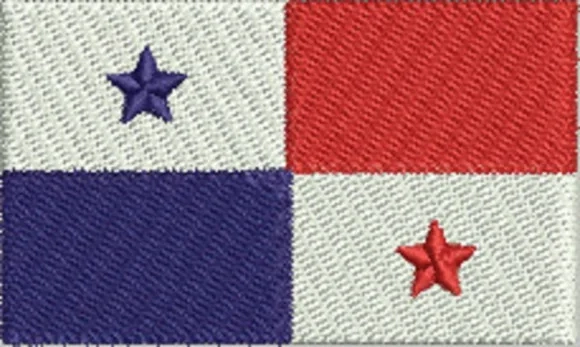 Matriz de Bordado Bandeira do Panama