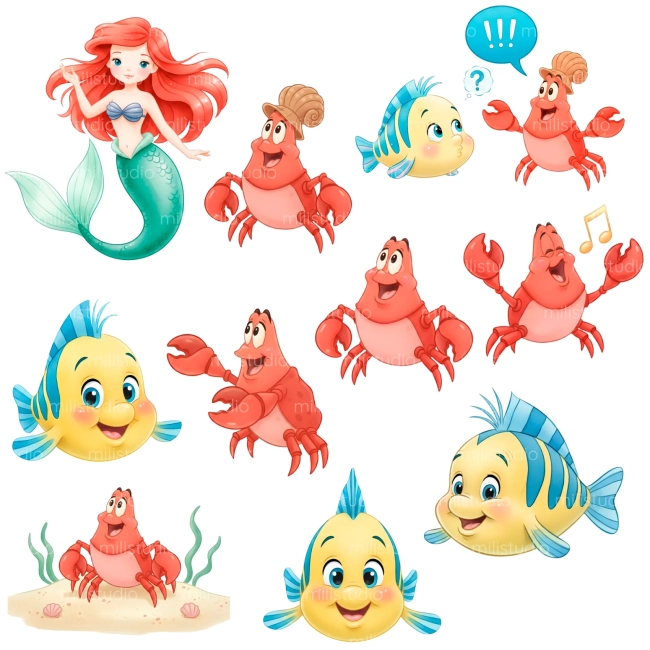 KIT DIGITAL  ARIEL A PEQUENA SEREIA 02