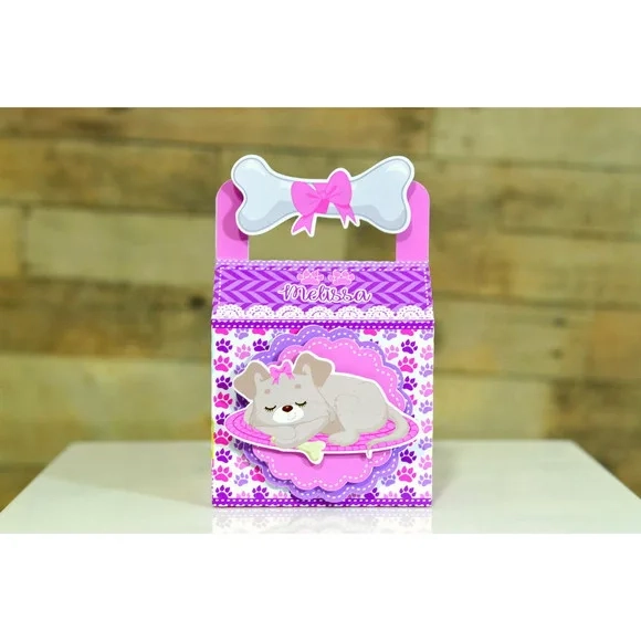 Kit 60 Lembrancinhas - Pet Rosa