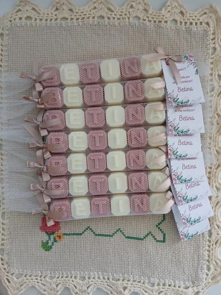 Lembrancinhas Sabonete 6 Letras