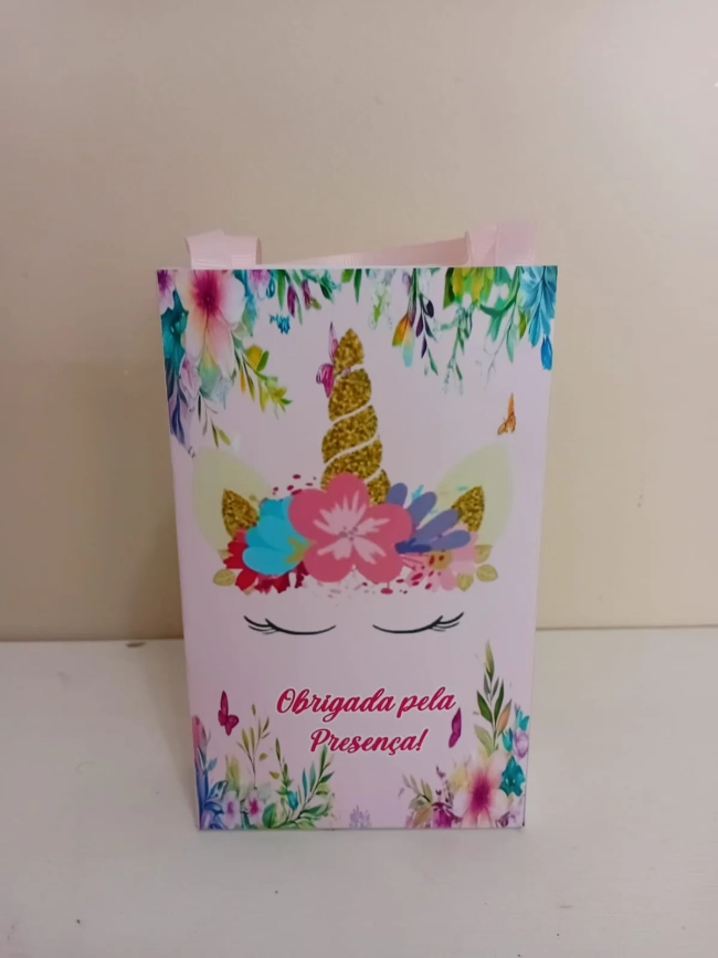 Sacolinhas Personalizadas Unicórnio para Lembrancinhas