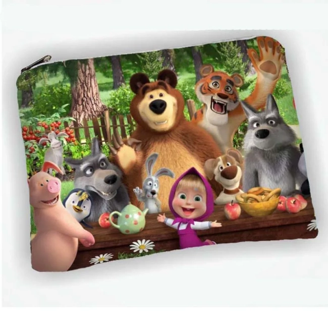 Necessaire Personalizada lembrancinhas da Marsha e o Urso