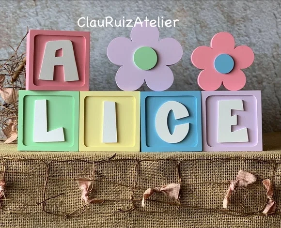Cubos 10x10cm Ts + Flores