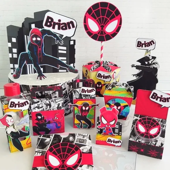 Kit 30 Lembrancinhas Homem Aranha