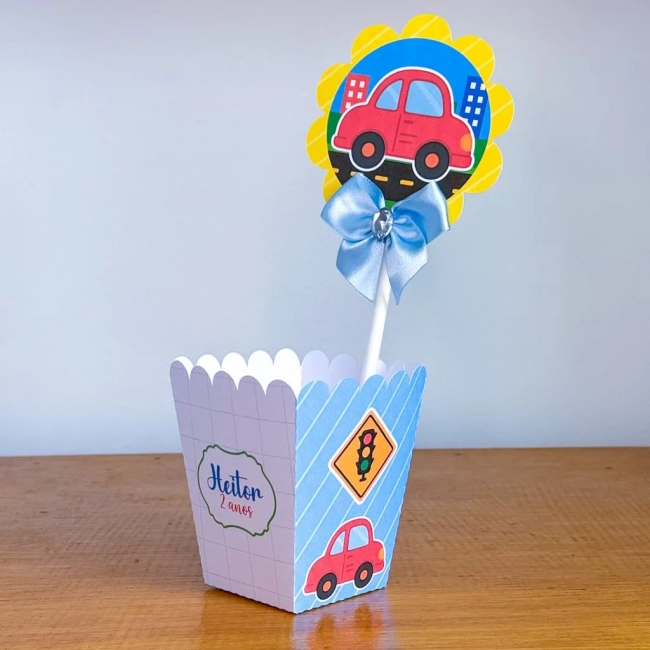 PEGUE E MONTE - Centro de Mesa CARRINHOS - Decoração de Festa | Lembrancinhas | Aniversário | Personalizados