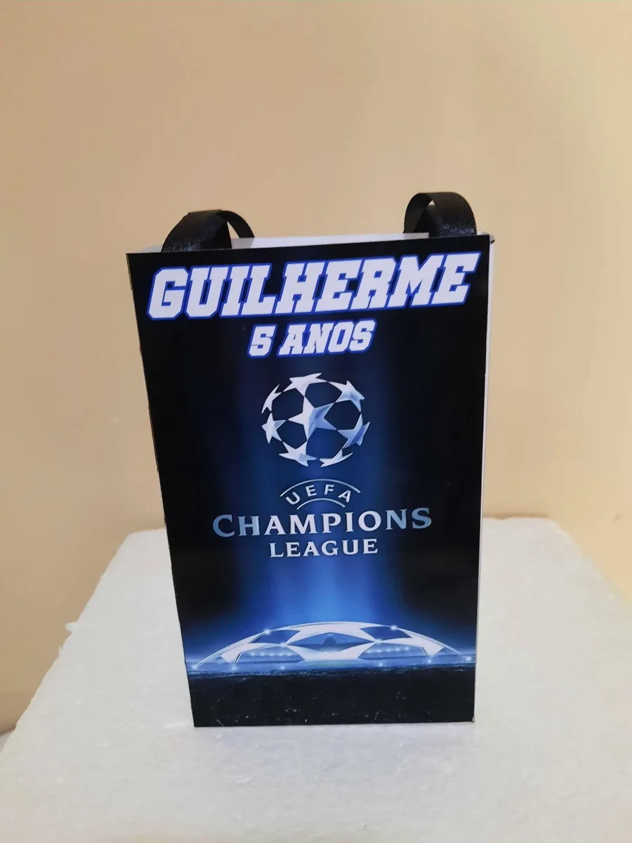 Sacolinhas Personalizadas Champions League para Lembrancinhas