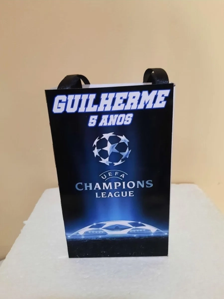 Sacolinhas Personalizadas Champions League para Lembrancinhas