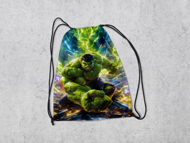 Mochilinha Personalizada para lembrancinhas Hulk