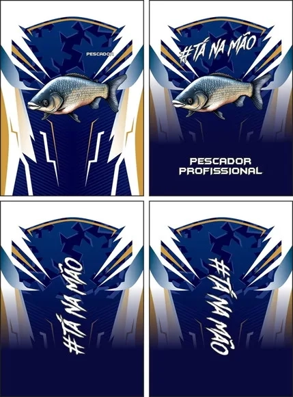 Arte Vetor Camisa Pesca-mod-0133