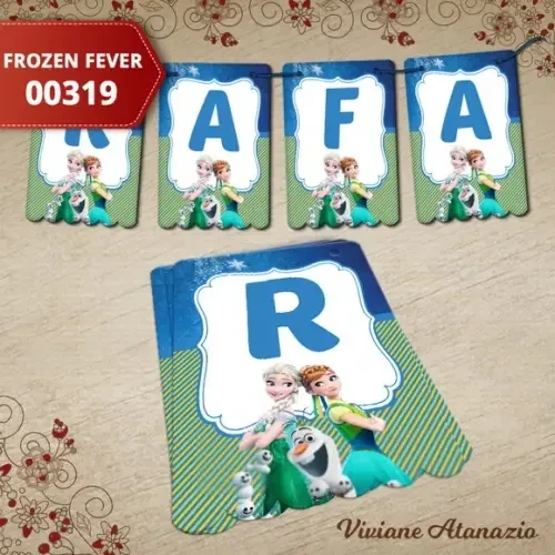 Bandeirola Frozen Fever - 00319