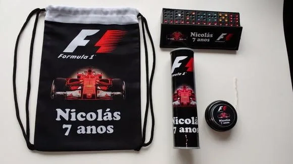 Kit Jogos na Mochila Formula 1