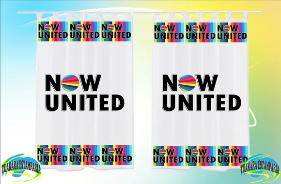 Cortina Personalizada Now United 01