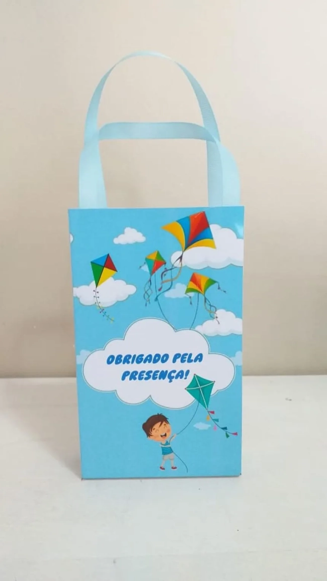 Sacolinhas Personalizadas Pipa para Lembrancinhas