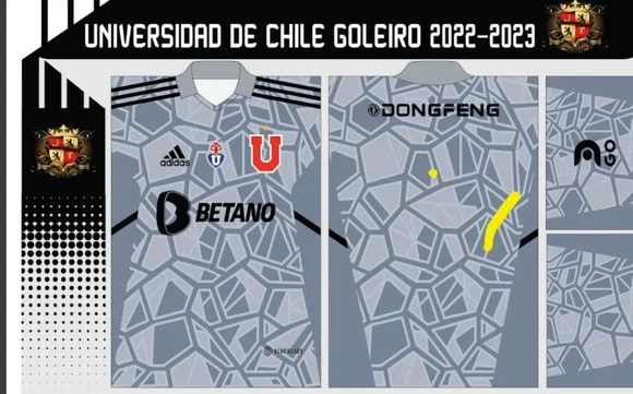 Vetor Camisa Universidad De Chile Goleiro 2022-2023