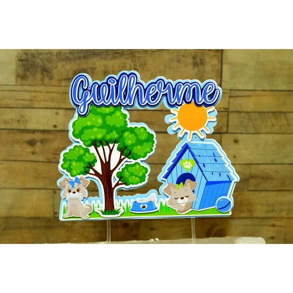 Kit 30 Lembrancinhas - Pet Azul