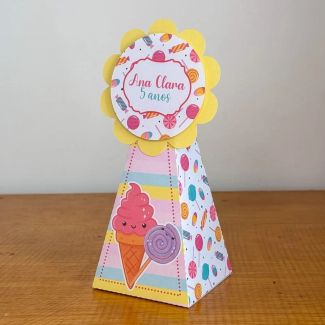 PEGUE E MONTE - Kit Festa DOCES Decoração de Festa | Lembrancinhas | Aniversário | Personalizados