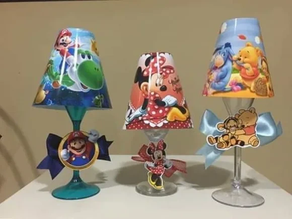 Abajour Personalizado com Luz de Led