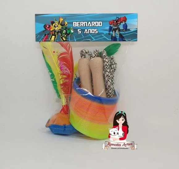 Kit Boa Infância Personalizado Transformers Robots