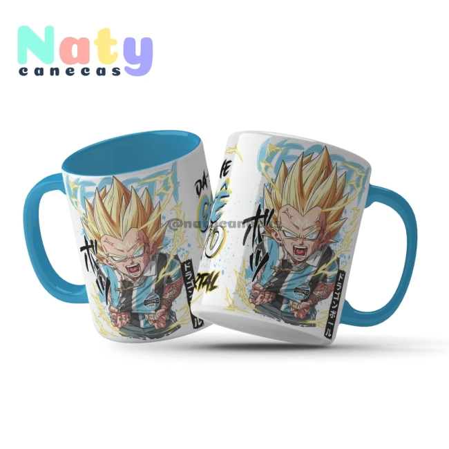 Caneca Personalizada Vegeta Torcedor Alça Color