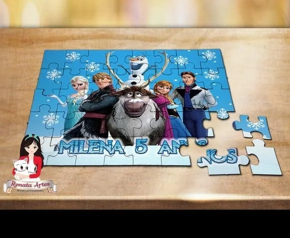 Quebra Cabeça Personalizado Frozen
