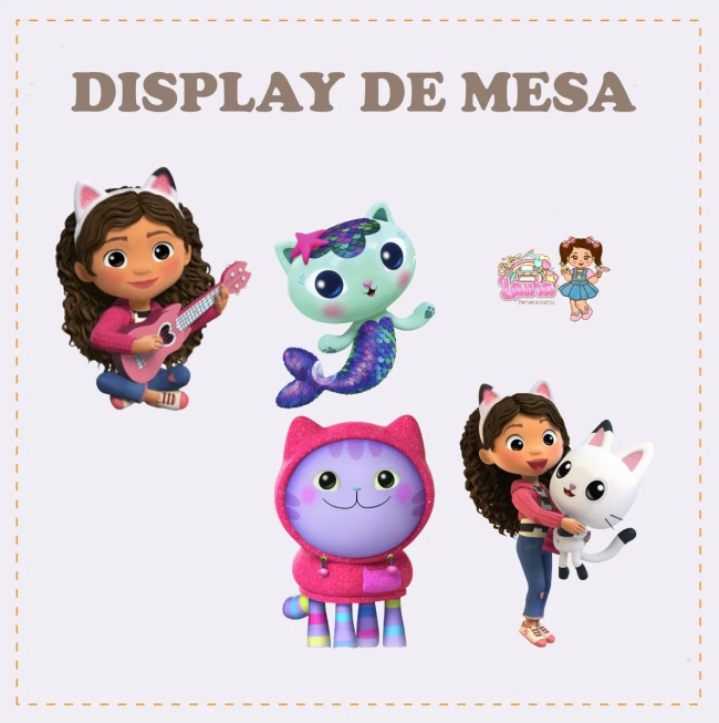 Kit Festa Só Um Bolinho A CASA MAGICA DA GABI - Decoração de Festa