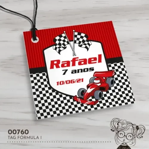 Tag Quadrada Fórmula I - 00760
