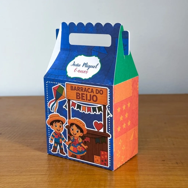 PEGUE E MONTE - Kit Festa FESTA JUNINA LARANJA - Decoração de Festa | Lembrancinhas | Aniversário | Personalizados