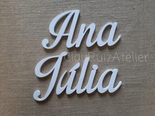 Nome De Parede em MDF