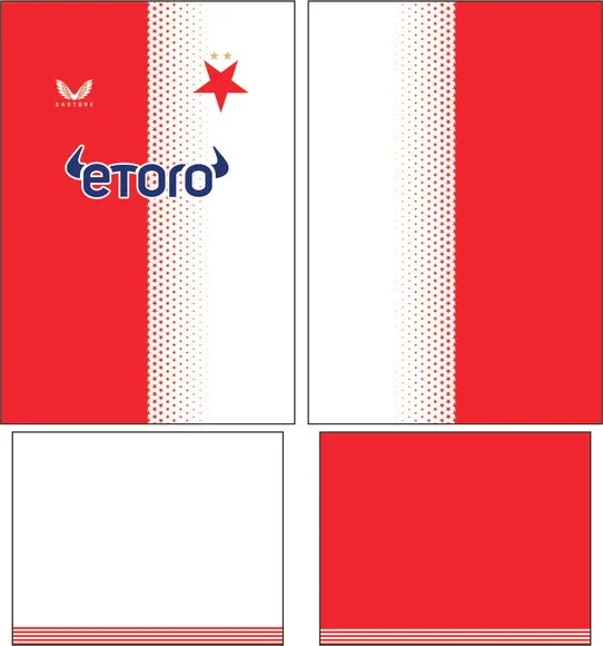 Arte Vetor Camisa Slavia Praha Local 2025-2026