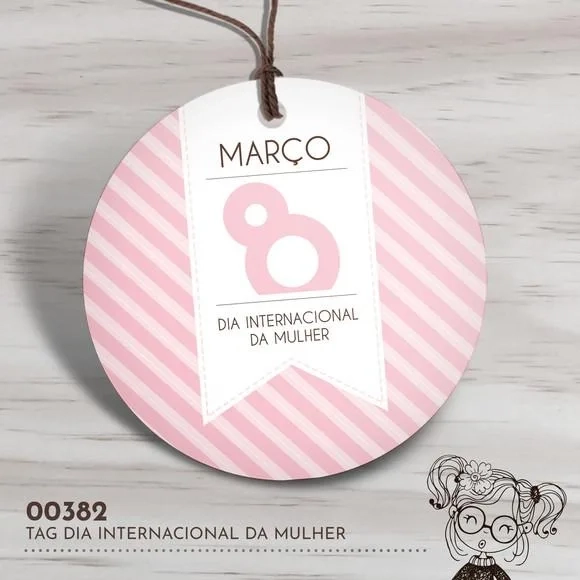Tag Redonda Dia Internacional da Mulher - 00382