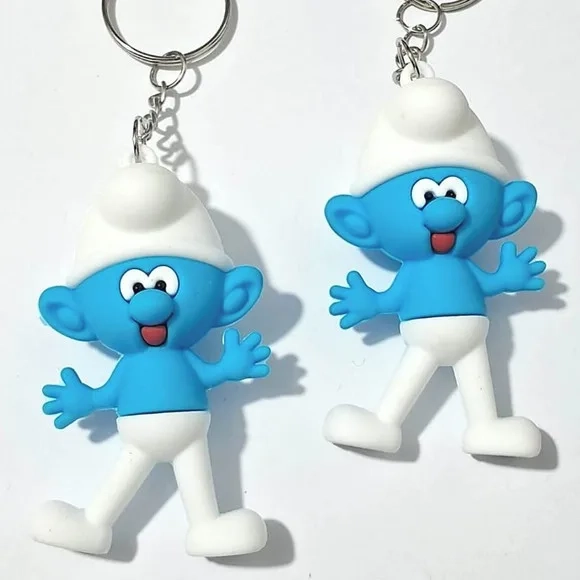Pigente Smurf Emborrachado Pacote com 2 Unidades