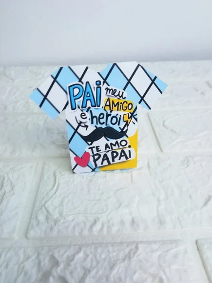 Embalagem para Bombom Dia dos Pais- Enviado Desmontado