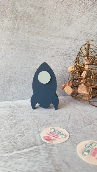 Astronauta Decoração Bebê- Foguete para Nicho