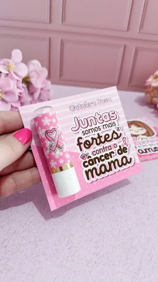 Card com Manteiga de Cacau Outubro Rosa