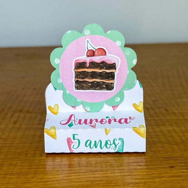 PEGUE E MONTE - Porta Bis Duplo Personalizados CONFEITARIA - Decoração de Festa | Lembrancinhas | Aniversário | Personalizados